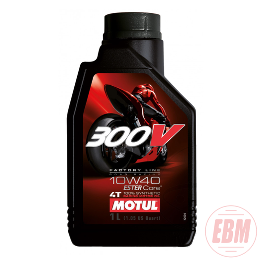 Oil 10W40 4-Stroke Motul Synthetic 300V FL Road Racing