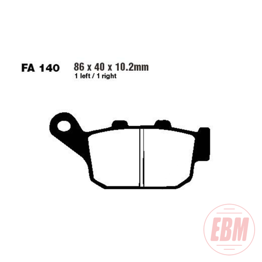 Brake Pads SINT EBC - FA140HH