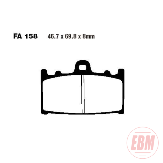 Brake Pads SINT EBC - FA158HH