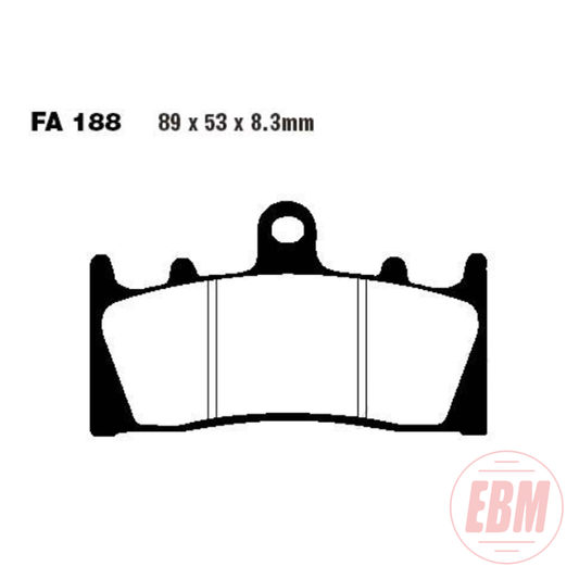 Brake Pads SINT EBC - FA188HH