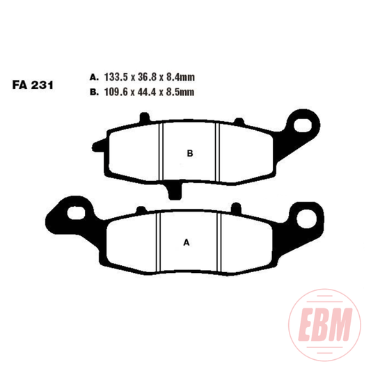 Brake Pads SINT EBC - FA231HH