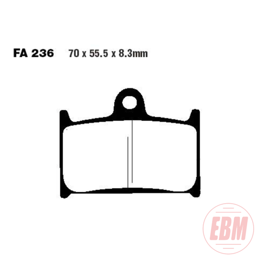 Brake Pads SINT EBC - FA236HH