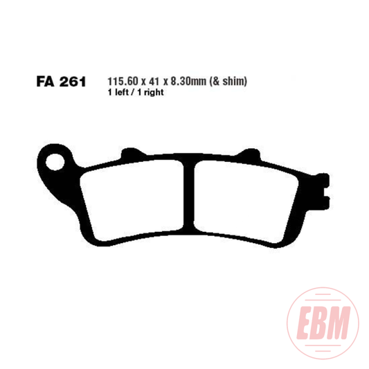 Brake Pads SINT EBC - FA261HH